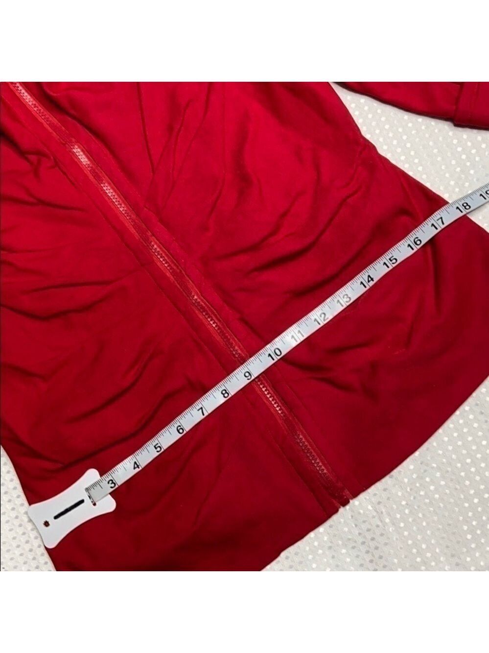 BRACHA - Red Front Zip Jacket - Picture 5 of 8